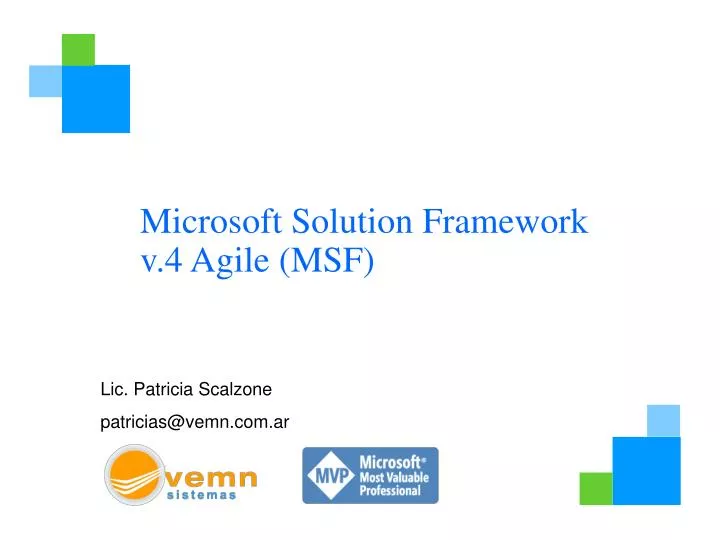 microsoft solution framework v 4 agile msf