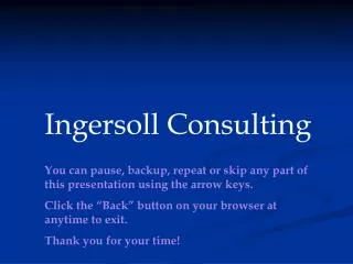 Ingersoll Consulting