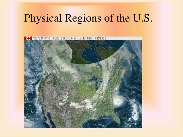 physical regions of the u s