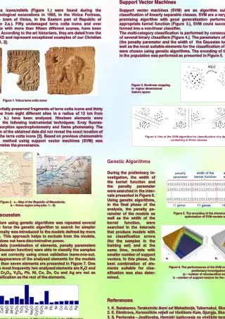 DETERMINATION OF THE PROVENANCE OF VINICA TERRA COTTA ICONS USING SUPPORT VECTOR MACHINES