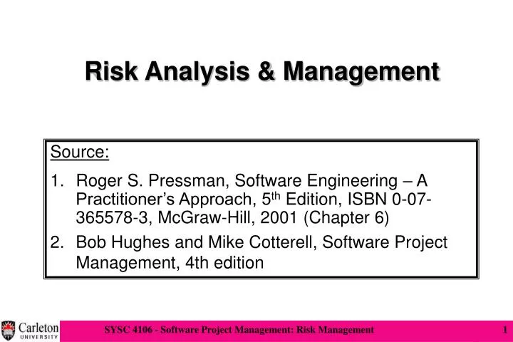 risk analysis management