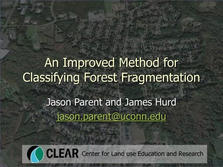 an improved method for classifying forest fragmentation