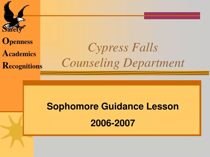 cypress falls counseling department