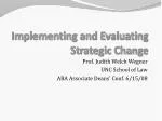 Implementing and Evaluating Strategic Change - slide 1