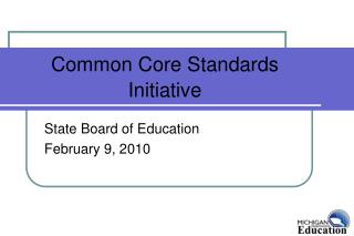 Common Core Standards Initiative