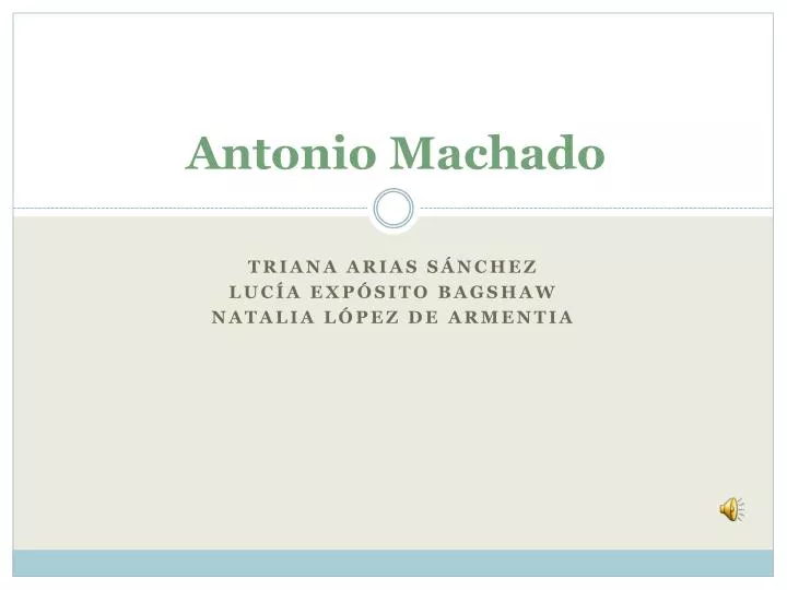 antonio machado