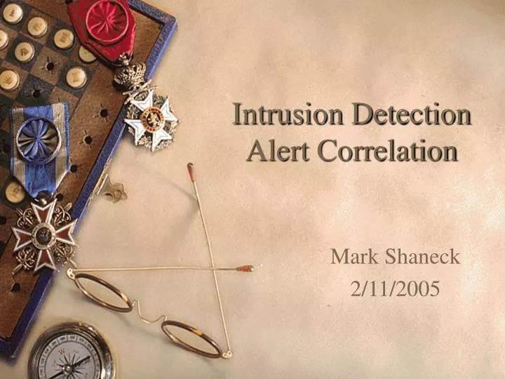 intrusion detection alert correlation