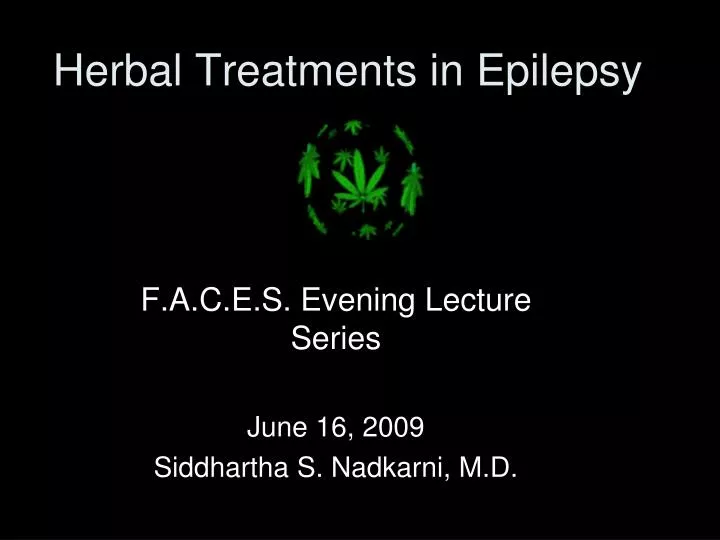 herbal treatments in epilepsy
