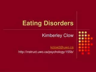 Eating Disorders