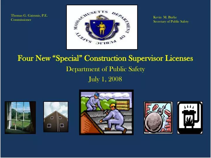special grandfathered construction supervisor licence
