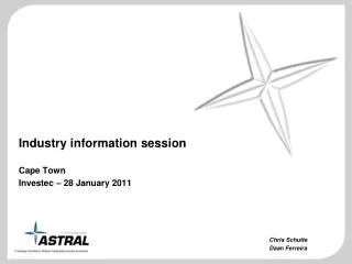 Industry information session