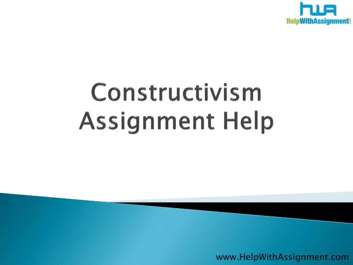 constructivism assignment help
