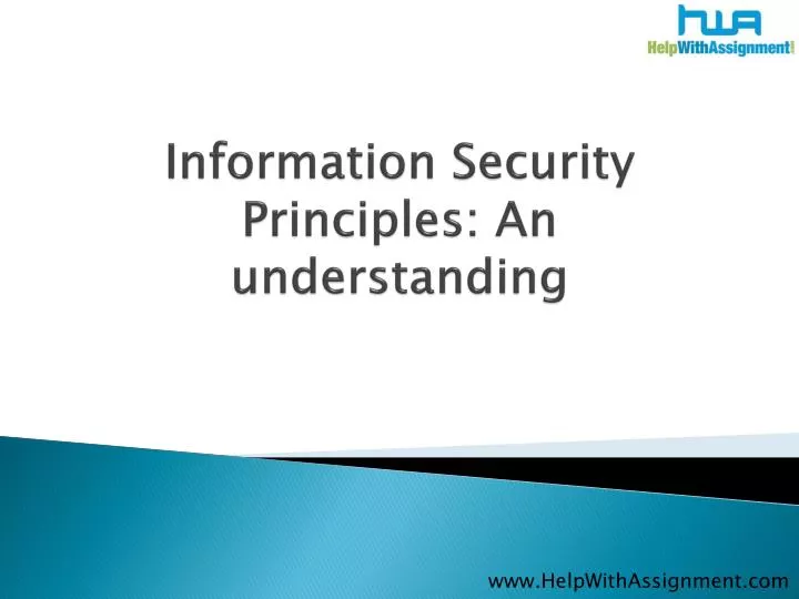 information security principles an understanding