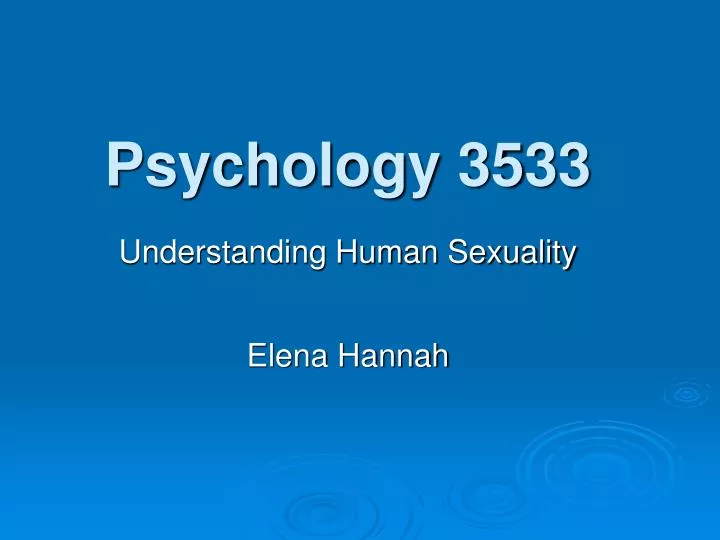 psychology 3533