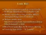 Louis Riel - slide 1
