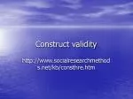 Construct validity - slide 1