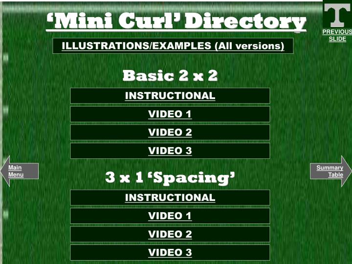 mini curl directory