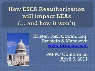 How ESEA Reauthorization will impact LEAs (… and how it won’t)