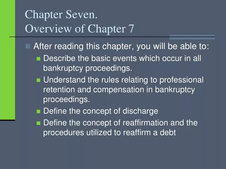 chapter seven overview of chapter 7
