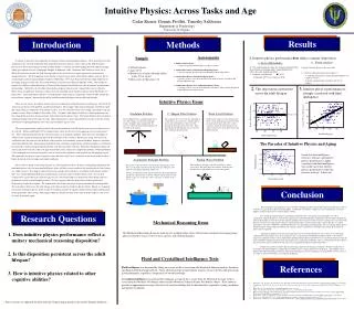 Intuitive Physics: Across Tasks and Age