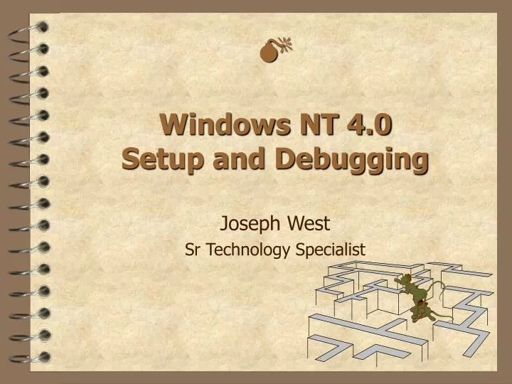 m windows nt 4 0 setup and debugging