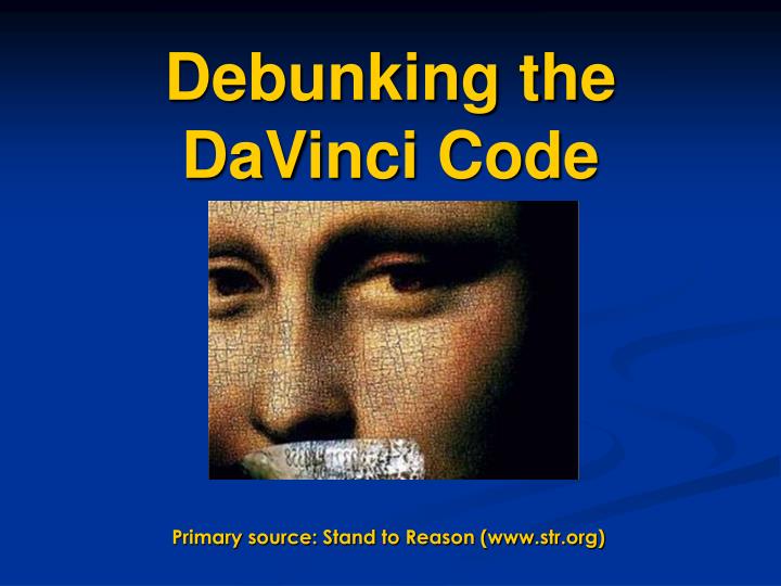 debunking the davinci code