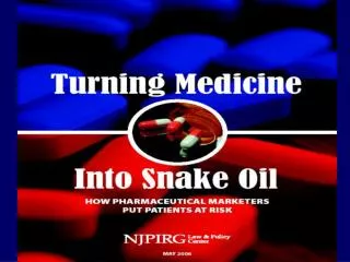 A Multi-Headed Hydra Turned Medicine into Snake Oil Vera Sharav Alliance for Human Research Protection November 17, 200