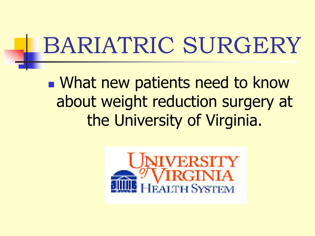 PPT - BARIATRIC SURGERY PowerPoint Presentation, free download - ID:24278