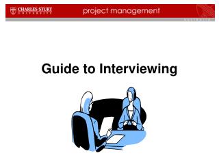 Guide to Interviewing