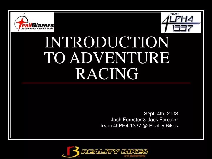 introduction to adventure racing