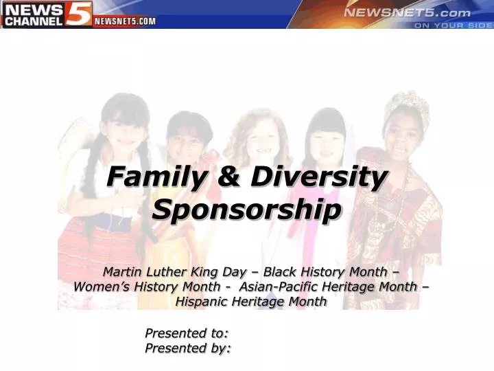 family diversity sponsorship