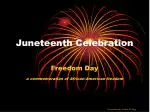 Juneteenth Celebration - slide 1