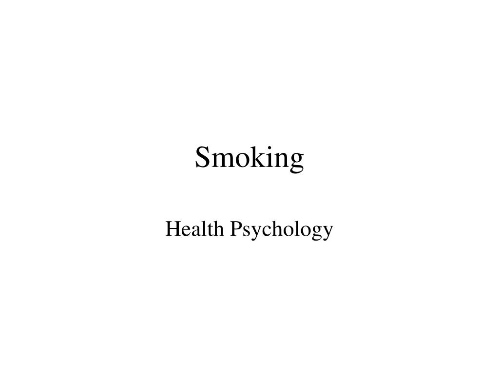 PPT - Smoking PowerPoint Presentation, free download - ID:243005
