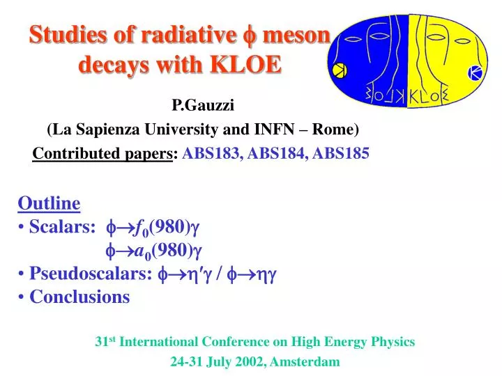 studies of radiative meson decays with kloe