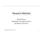 Research Methods - slide 1