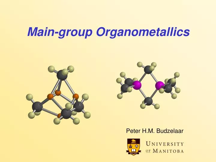 main group organometallics