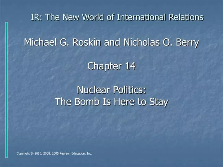 ir the new world of international relations