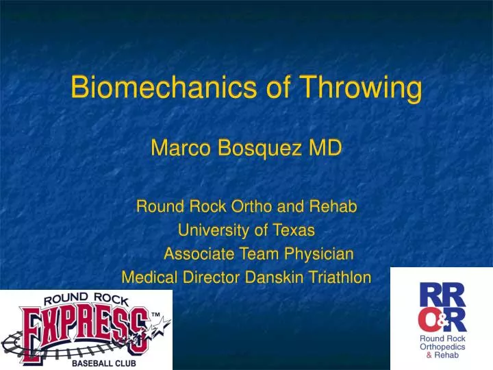 biomechanics of throwing