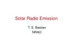 Solar Radio Emission