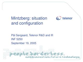 Mintzberg: situation and configuration