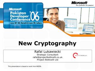 New Cryptography