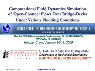 Computational Fluid Dynamics Simulation of Open-Channel Flows Over Bridge-Decks Under Various Flooding Conditions