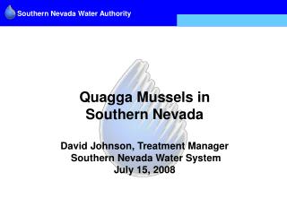 Quagga Mussels in Southern Nevada David Johnson, Treatment Manager Southern Nevada Water System July 15, 2008