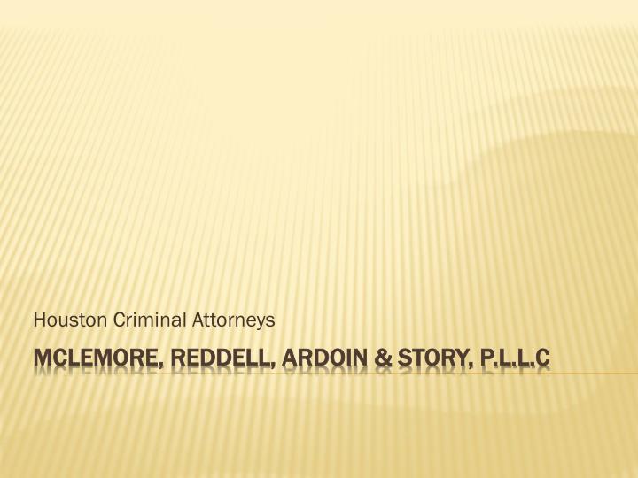 houston criminal attorneys