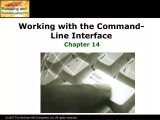 Working with the Command- Line Interface