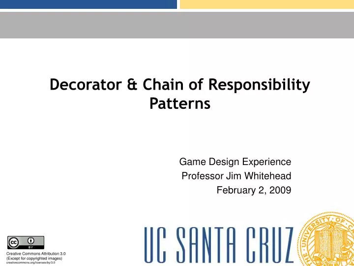 decorator chain of responsibility patterns