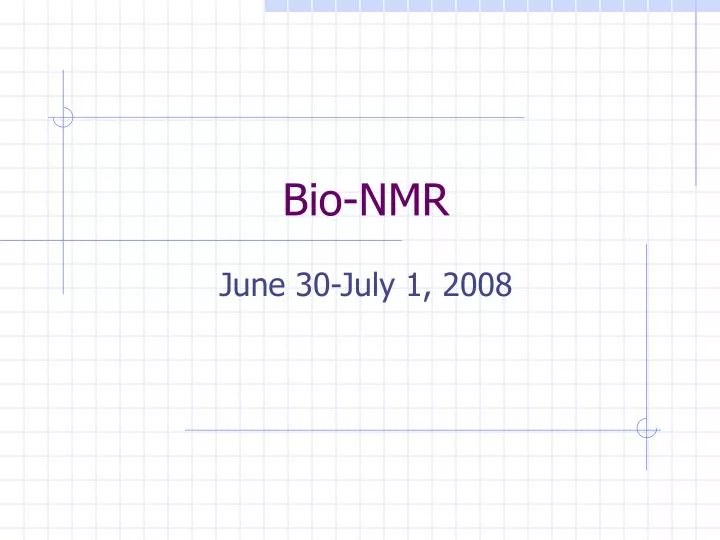 bio nmr