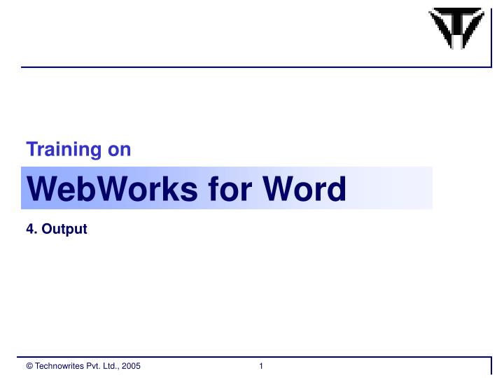 webworks for word