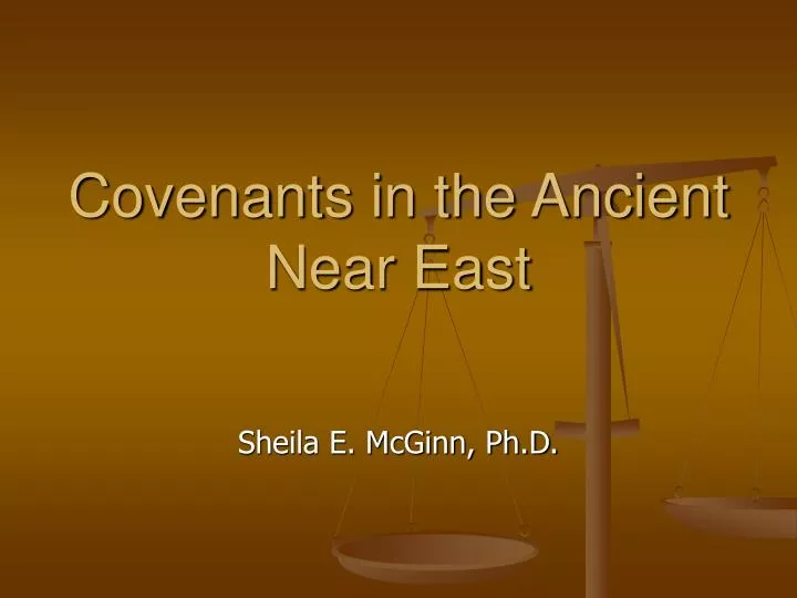 covenants in the ancient near east