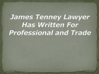 James Tenney Atlanta GA